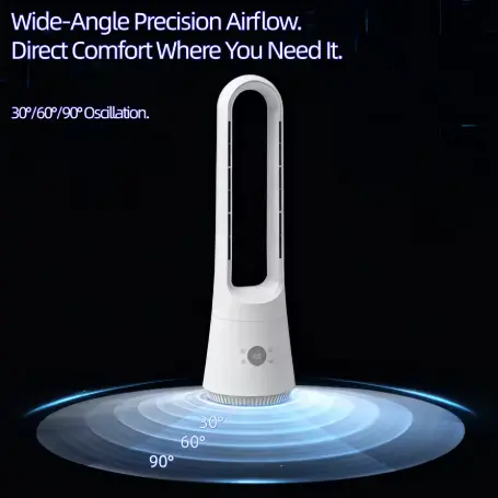 Hot Cool lapát nélküli toronyventilátor intelligens légtisztító távirányítóval