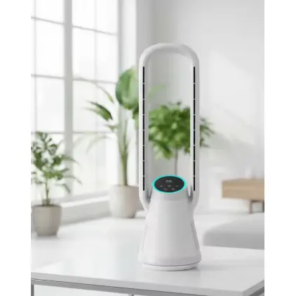 Háztartási lapát nélküli ventilátor Csendes légtisztító ventilátor távirányítóval