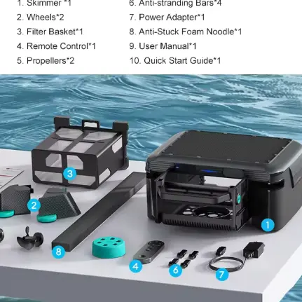 High Efficiency Flexible Solar Panel Pool Skimmer Robot High Efficiency Flexible Solar Panel Pool Skimmer Robot