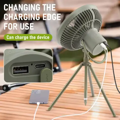 Mini kézi újratölthető, hordozható hűtőventilátor kültéri használatra